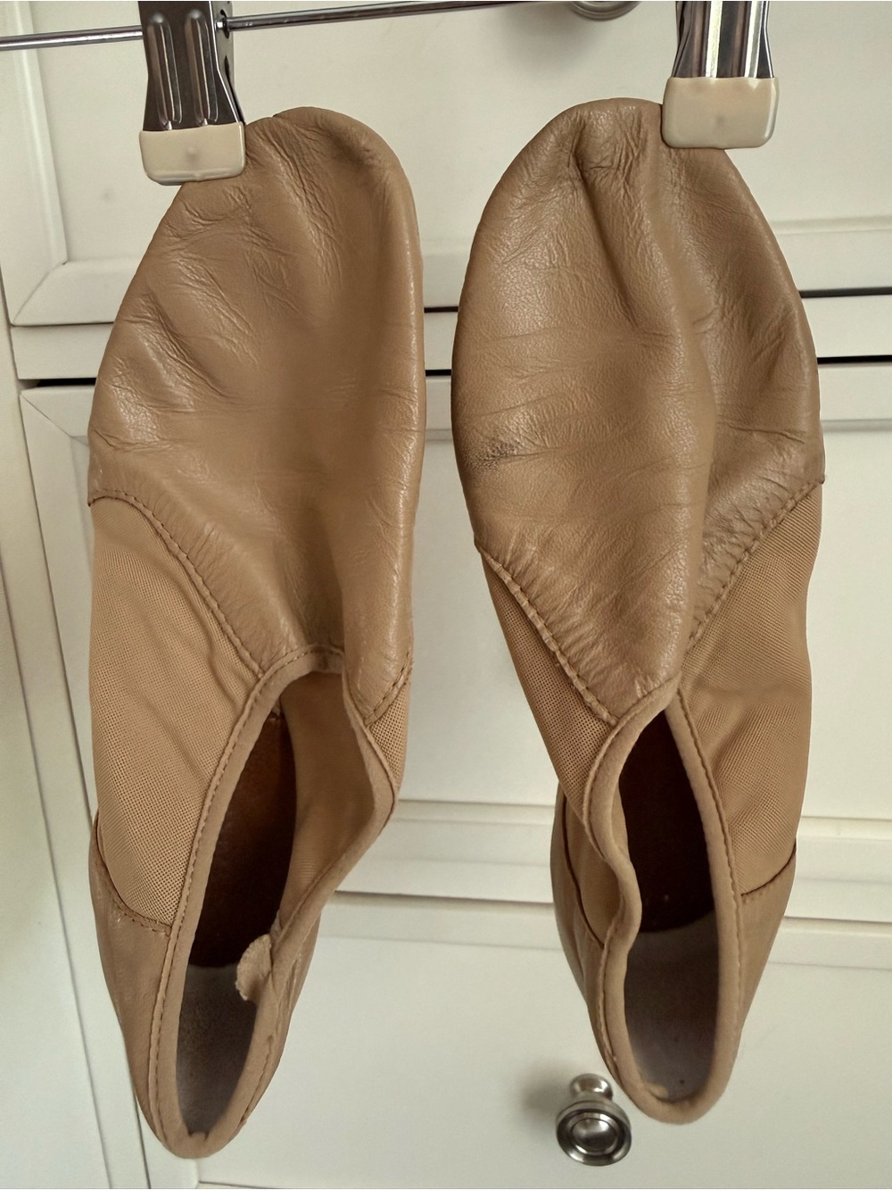 BLOCH Tan Leather Dance Ballet Shoes